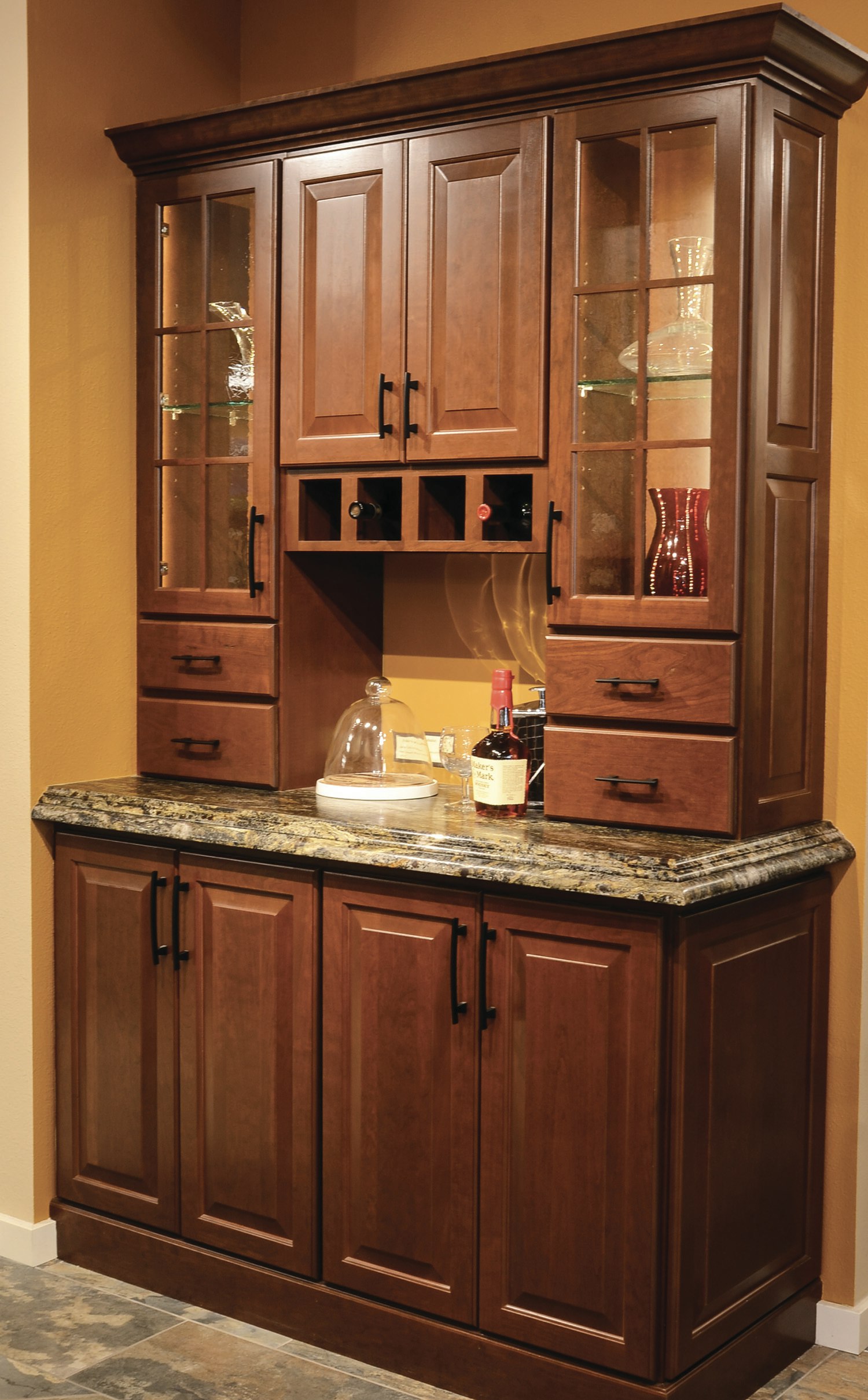 Other Rooms cabinets gallery photo featuring a Kenwood, Maple, Auburn finished product.