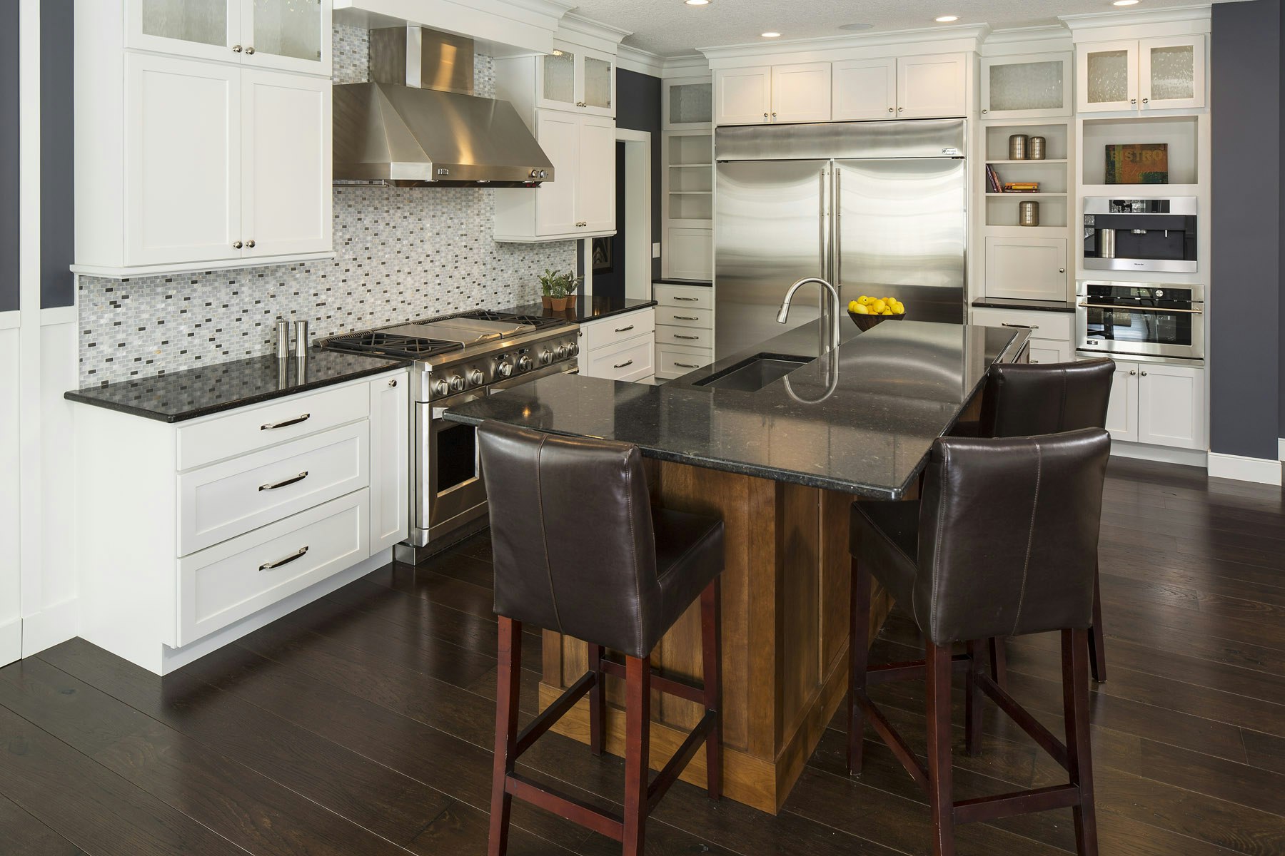 Kitchens cabinets gallery photo featuring a Lexington, Maple, White Ice finished product.