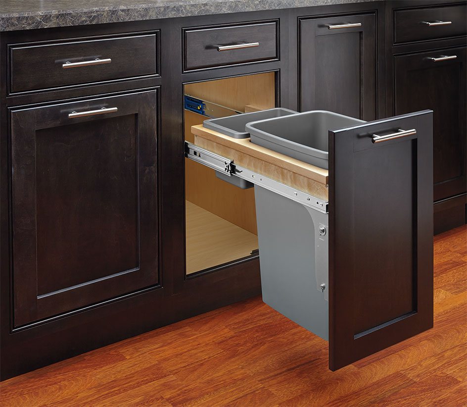 Soft-Close Waste Containers