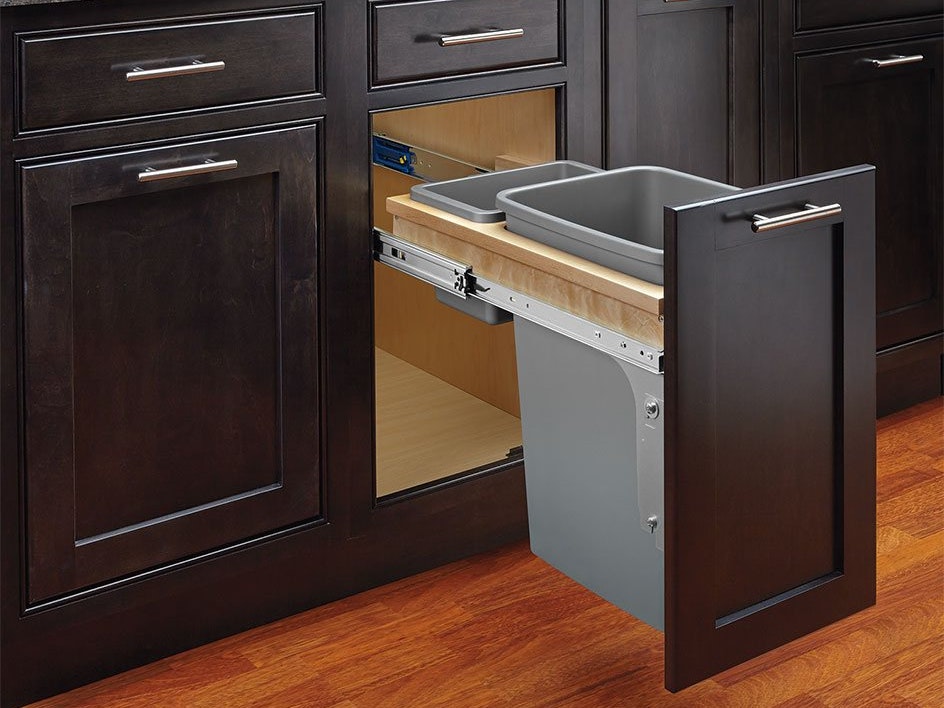 Soft-Close Waste Containers