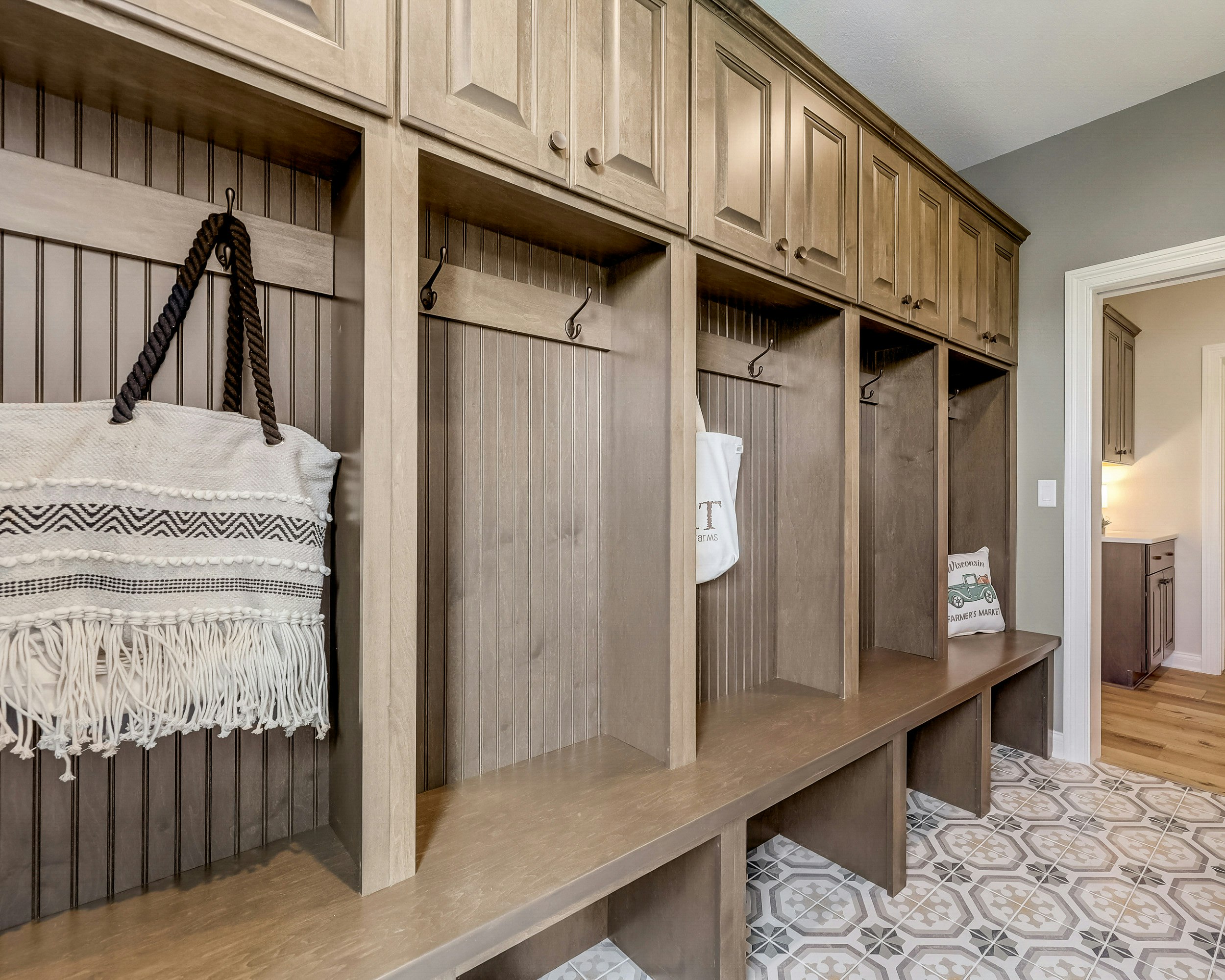 Other Rooms cabinets gallery photo featuring a Harvard, Maple, North Pier finished product.