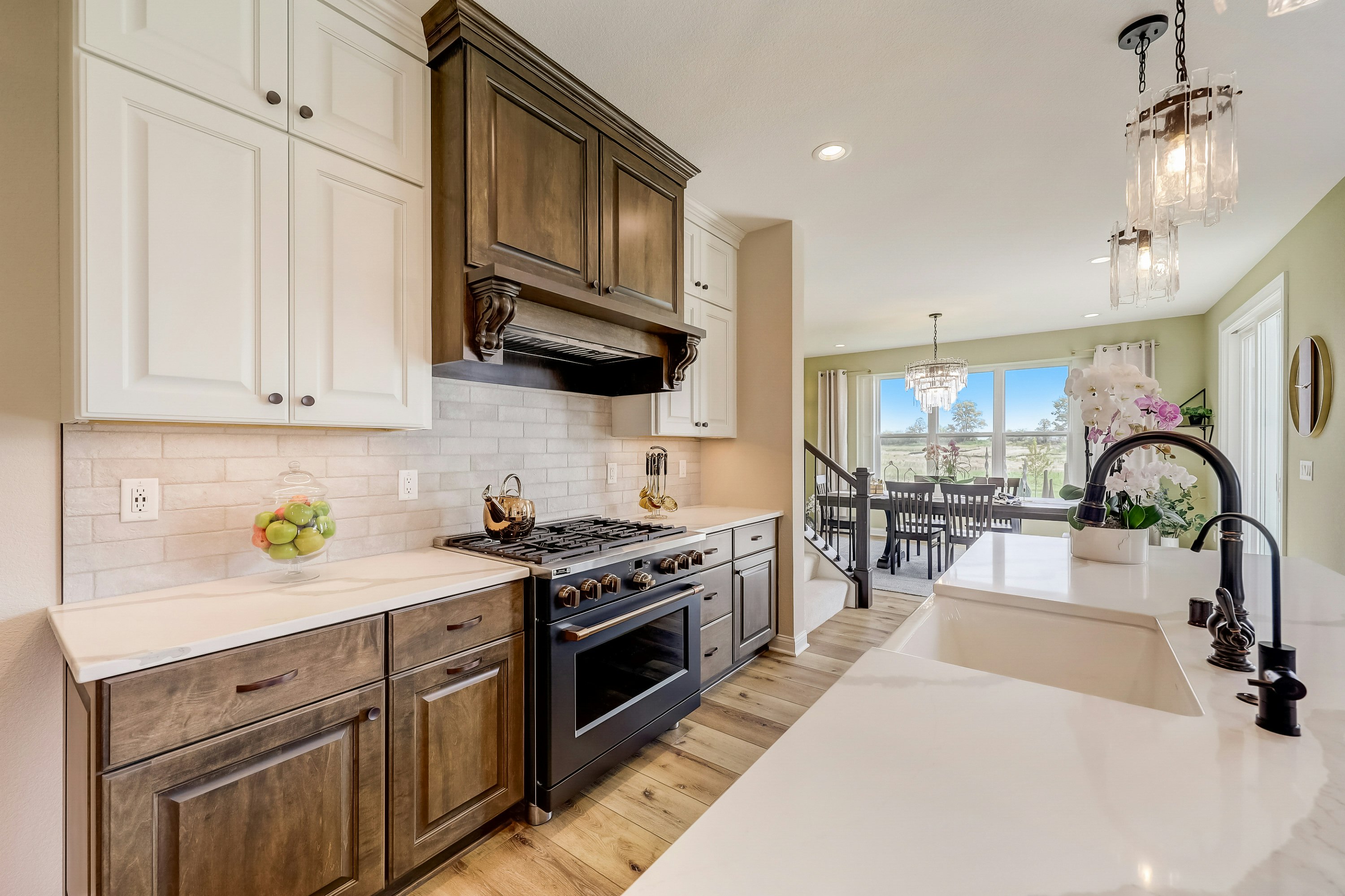 Kitchens cabinets gallery photo featuring a Harvard, Maple, Driftwood + Lily finished product.