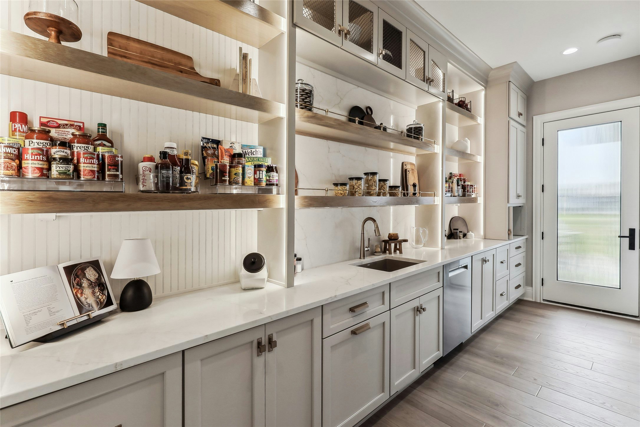 Other Rooms cabinets gallery photo featuring a Dover, Maple, Bisque finished product.
