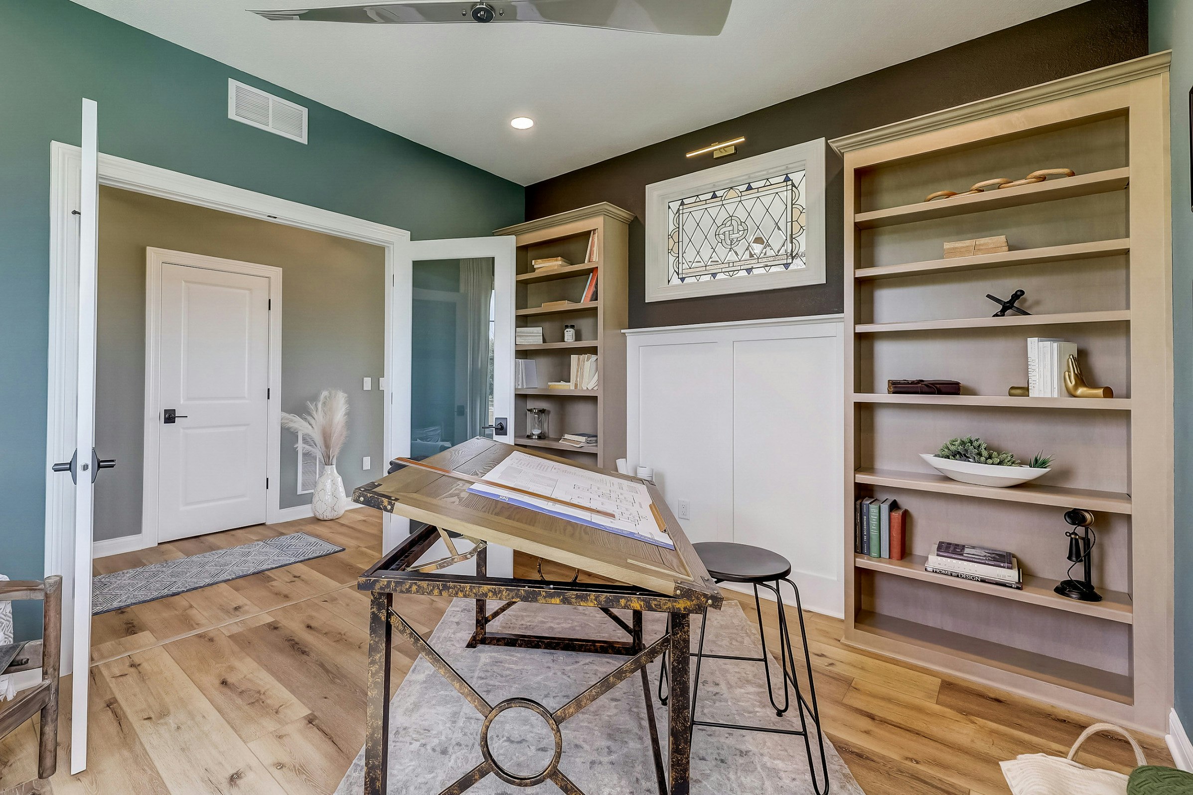 Other Rooms cabinets gallery photo featuring a Harvard, Maple, North Pier finished product.