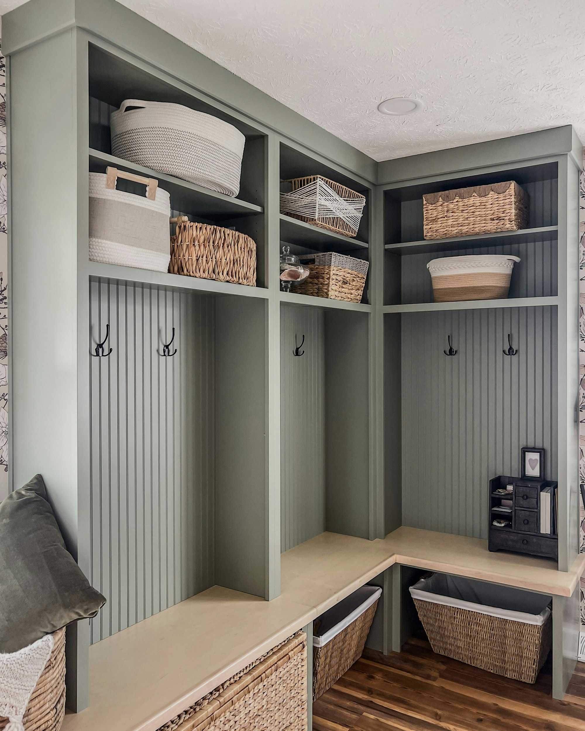 Other Rooms cabinets gallery photo featuring a Lexington, Maple, Moss finished product.