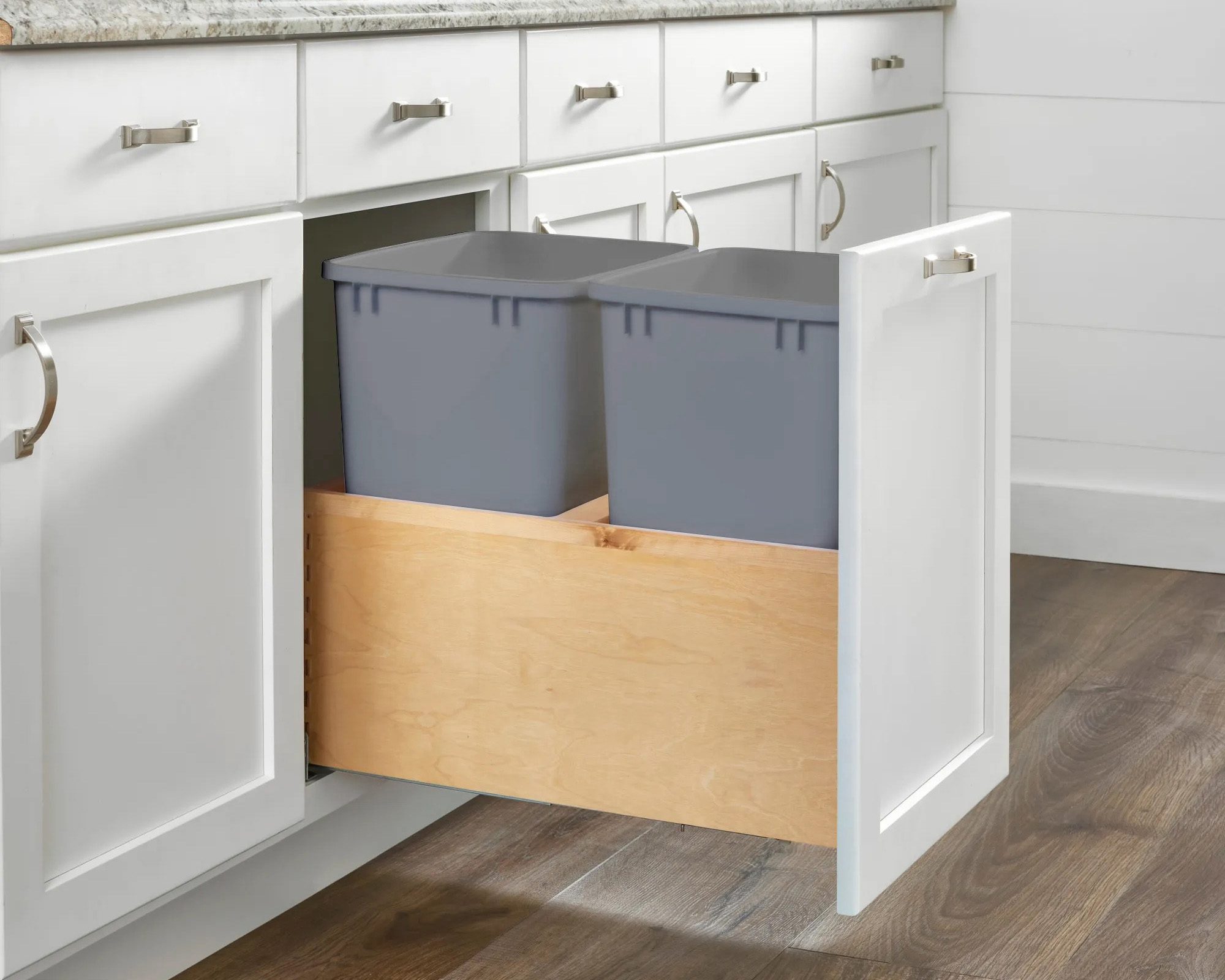 Soft-Close Waste Containers