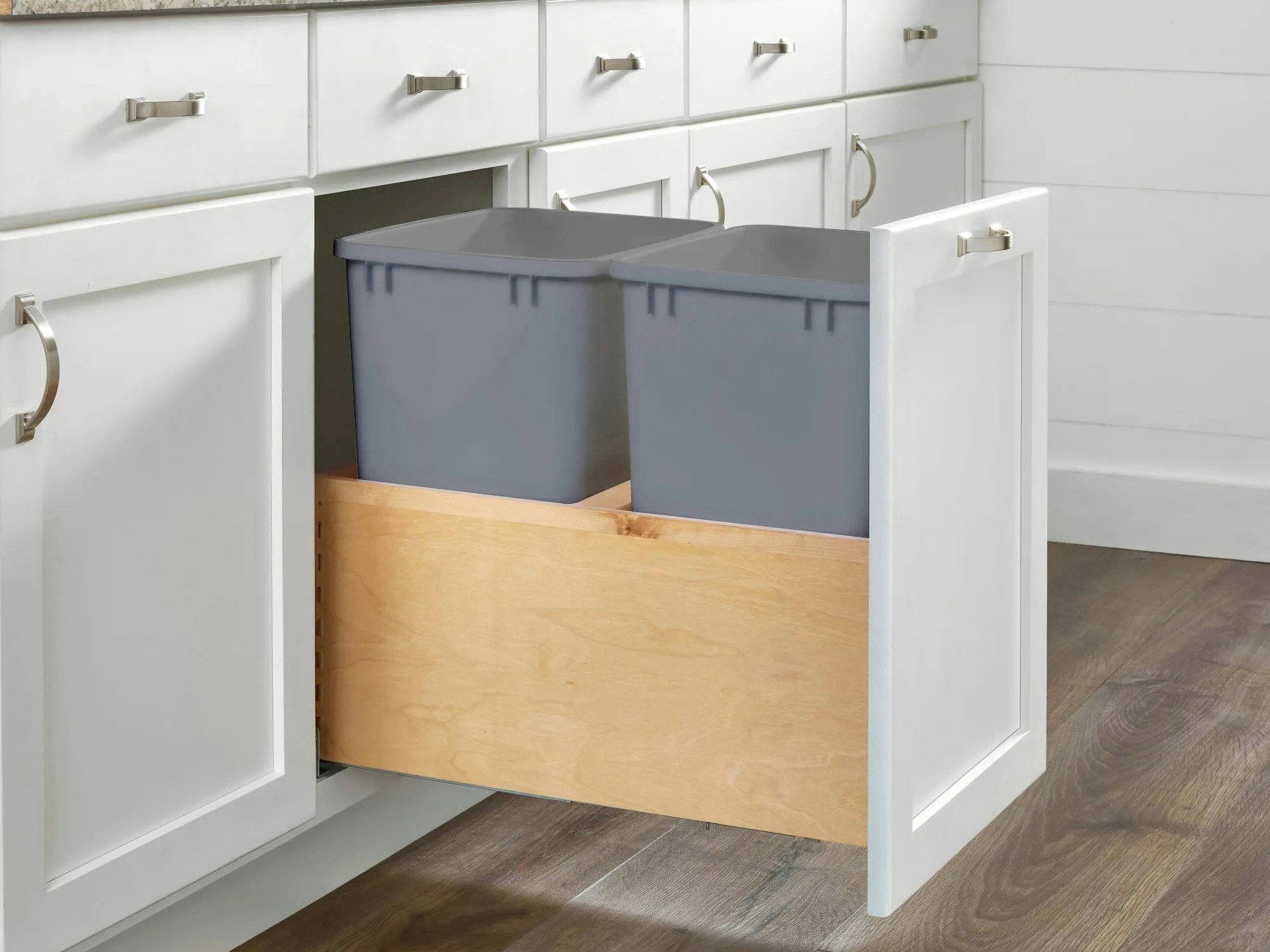 Soft-Close Waste Containers