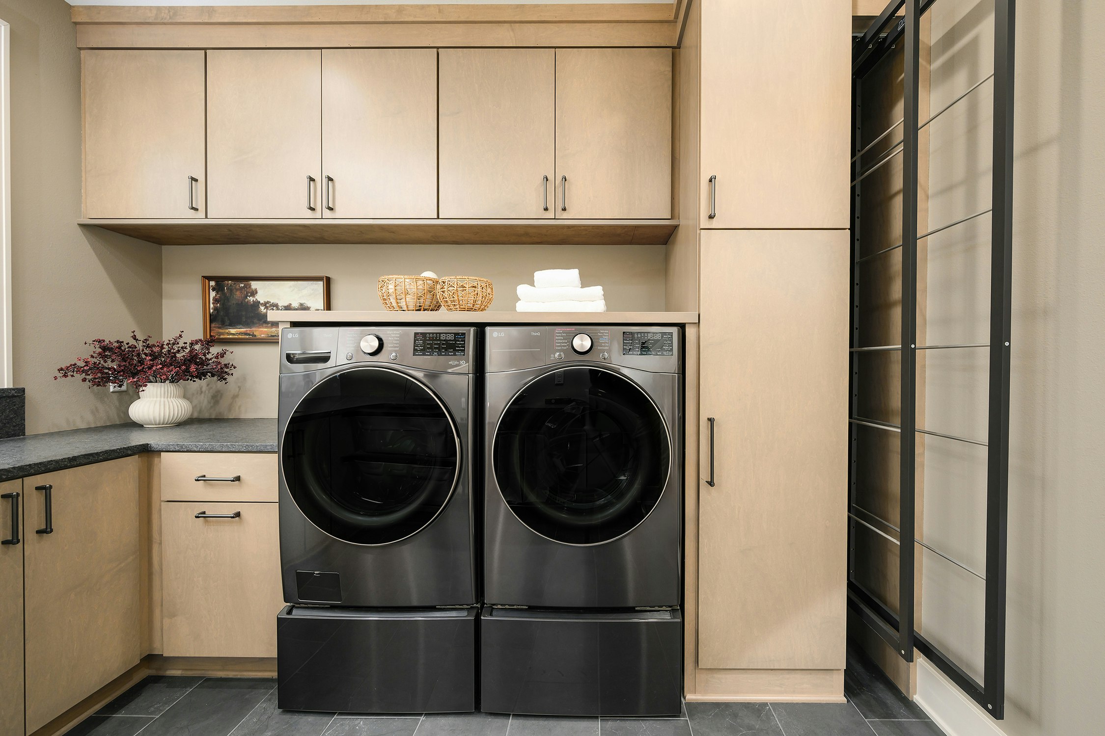 Other Rooms cabinets gallery photo featuring a Townhouse, Maple, North Pier finished product.