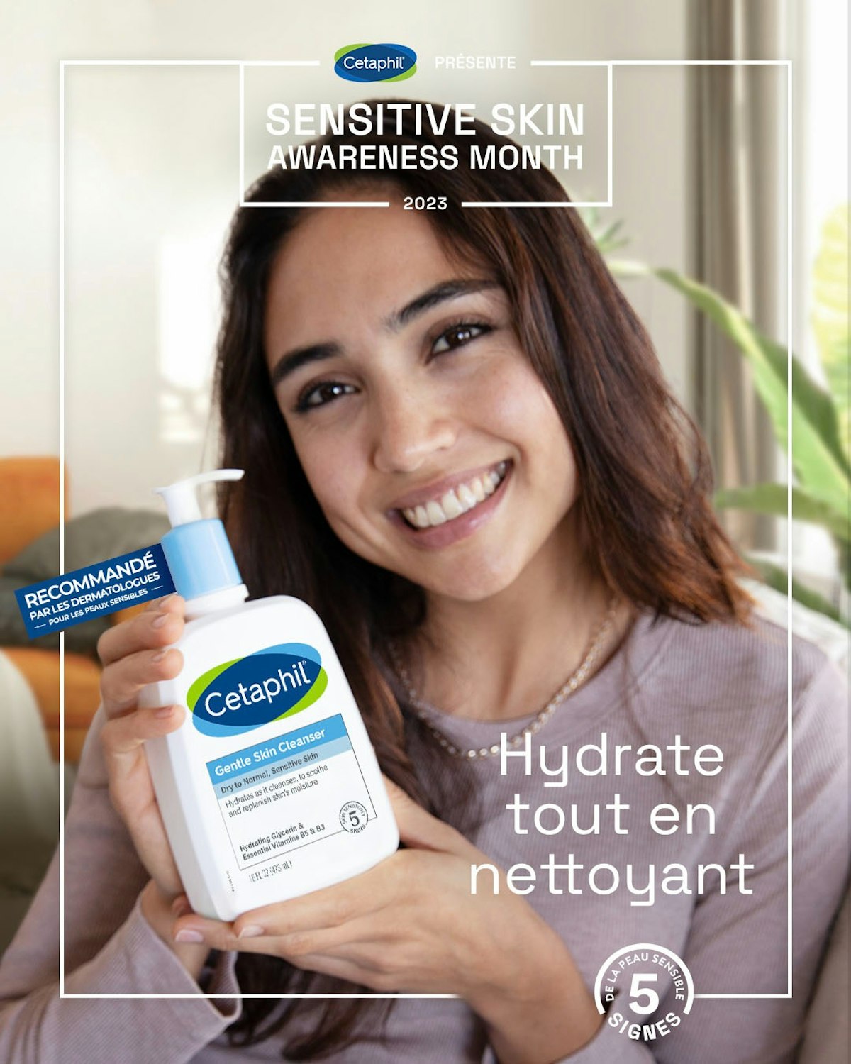 Skincare Cetaphil présente “Sensitive Skin Awareness Month”