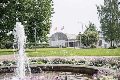Stadsparken och Medborgarhuset. Foto: Eslövs kommun
