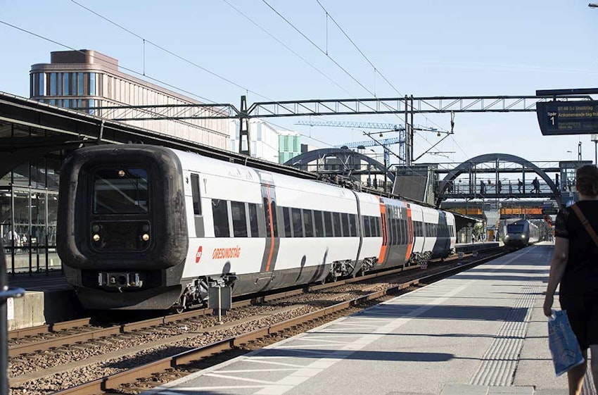 Öresundståg på Lunds station Öresundståg på Lunds station