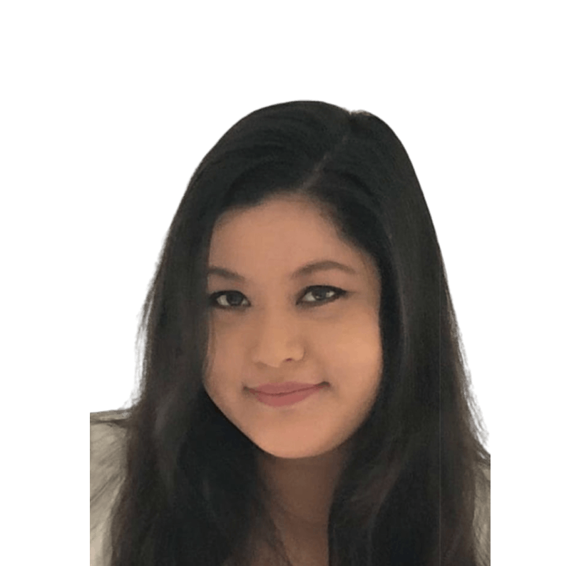 a close up of a woman with long hair and a white shirt