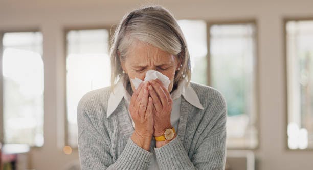Woman with Sinus Problems