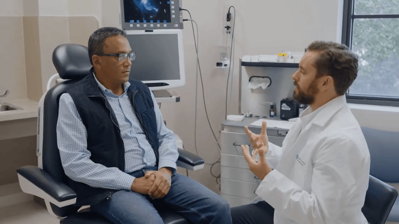 Doctor and Patient in a Discussion