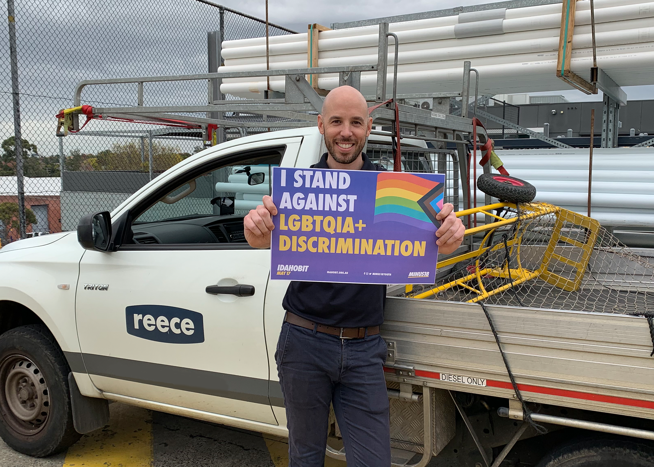 Reece joins Pride in Diversity