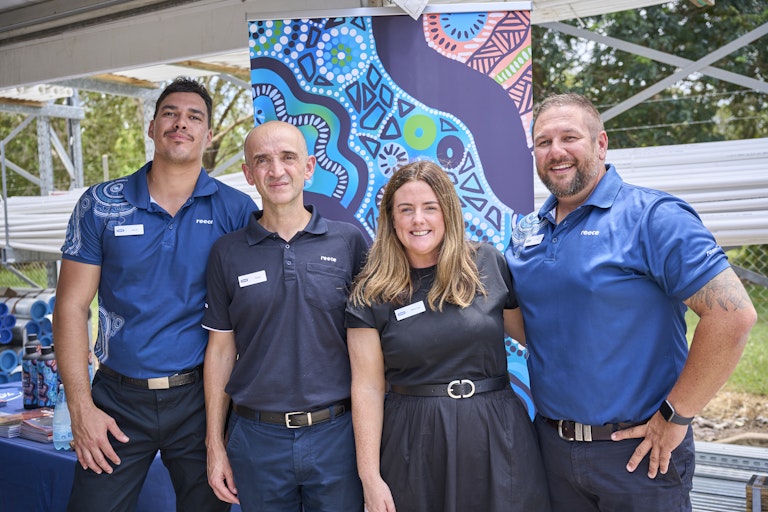 Reece team at RAP launch in Darwin