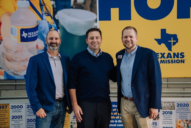 Image of Reece USA CEO and Texans on Mission