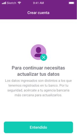 Seguridad y actualización de cuenta