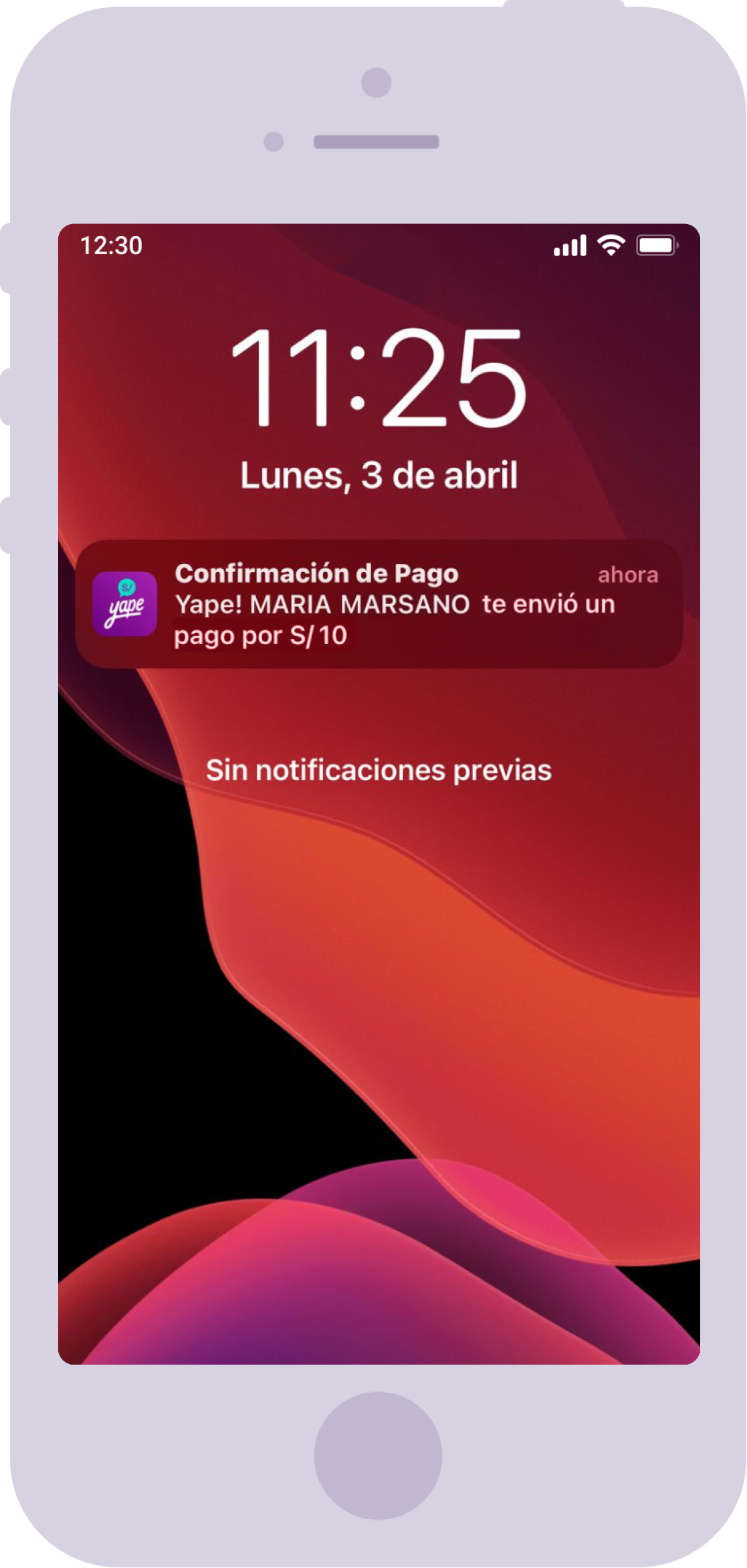 Notificación de confirmación de pago