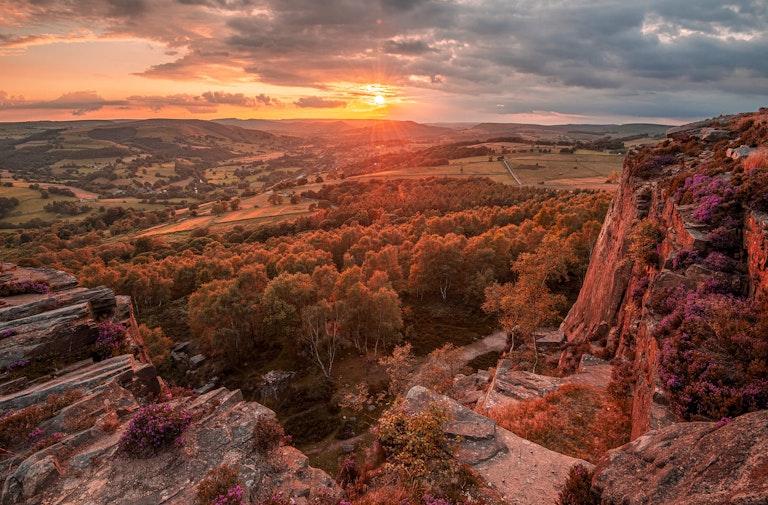 Heather Beginnings Millstone Edge Sunset