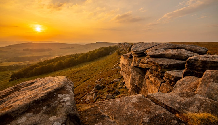 On the edge - Stanage Edge