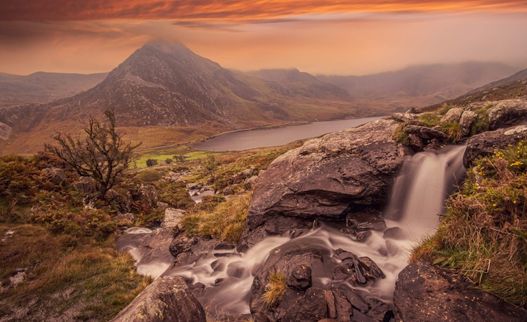 Afon LLoer and Tryfan Sunrise