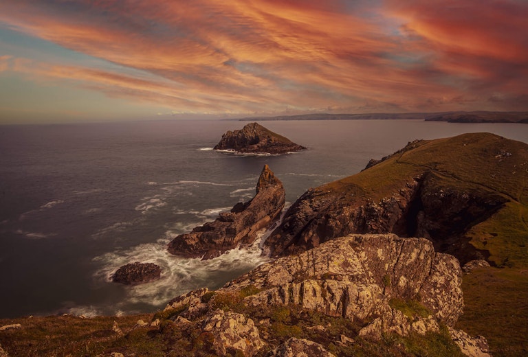 The Rumps Sunset North Cornwall