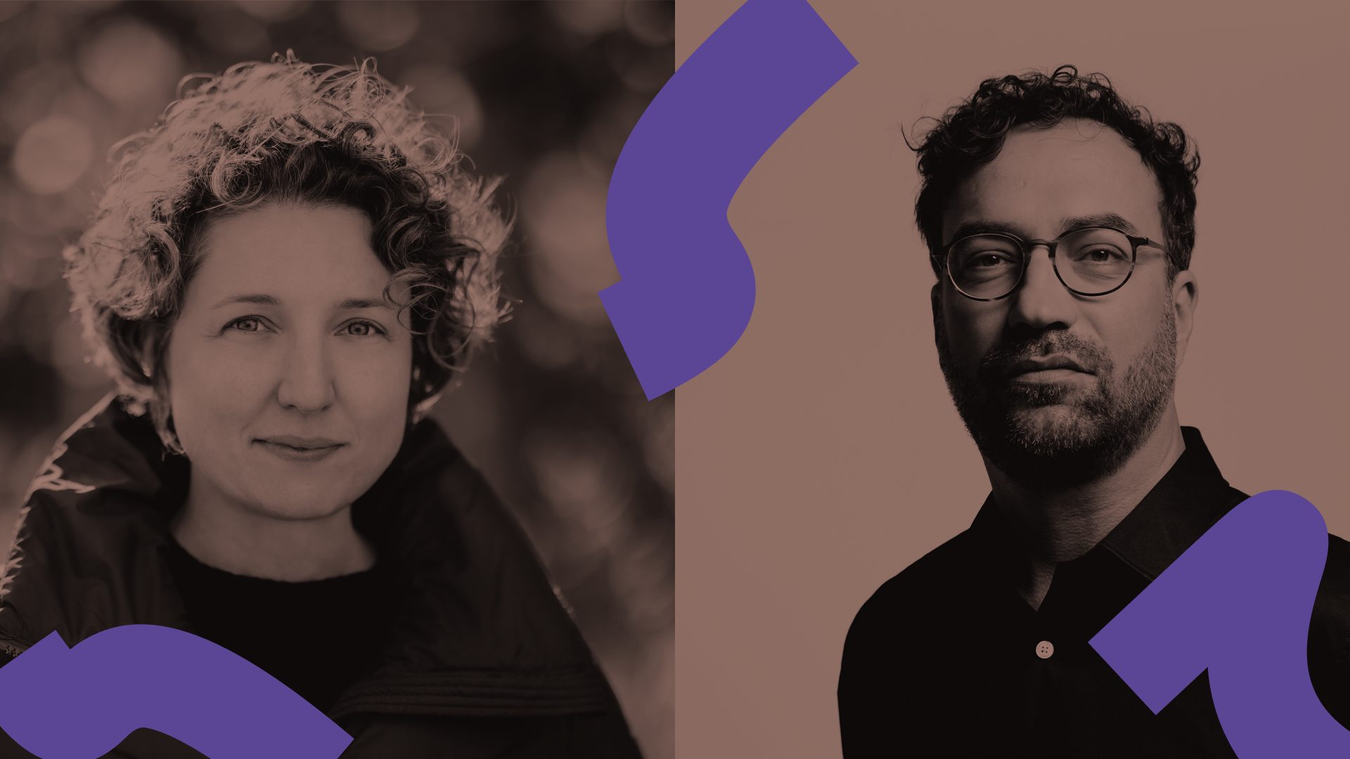 Porte-paroles, les artistes Amélie Proulx et Martin Bureau