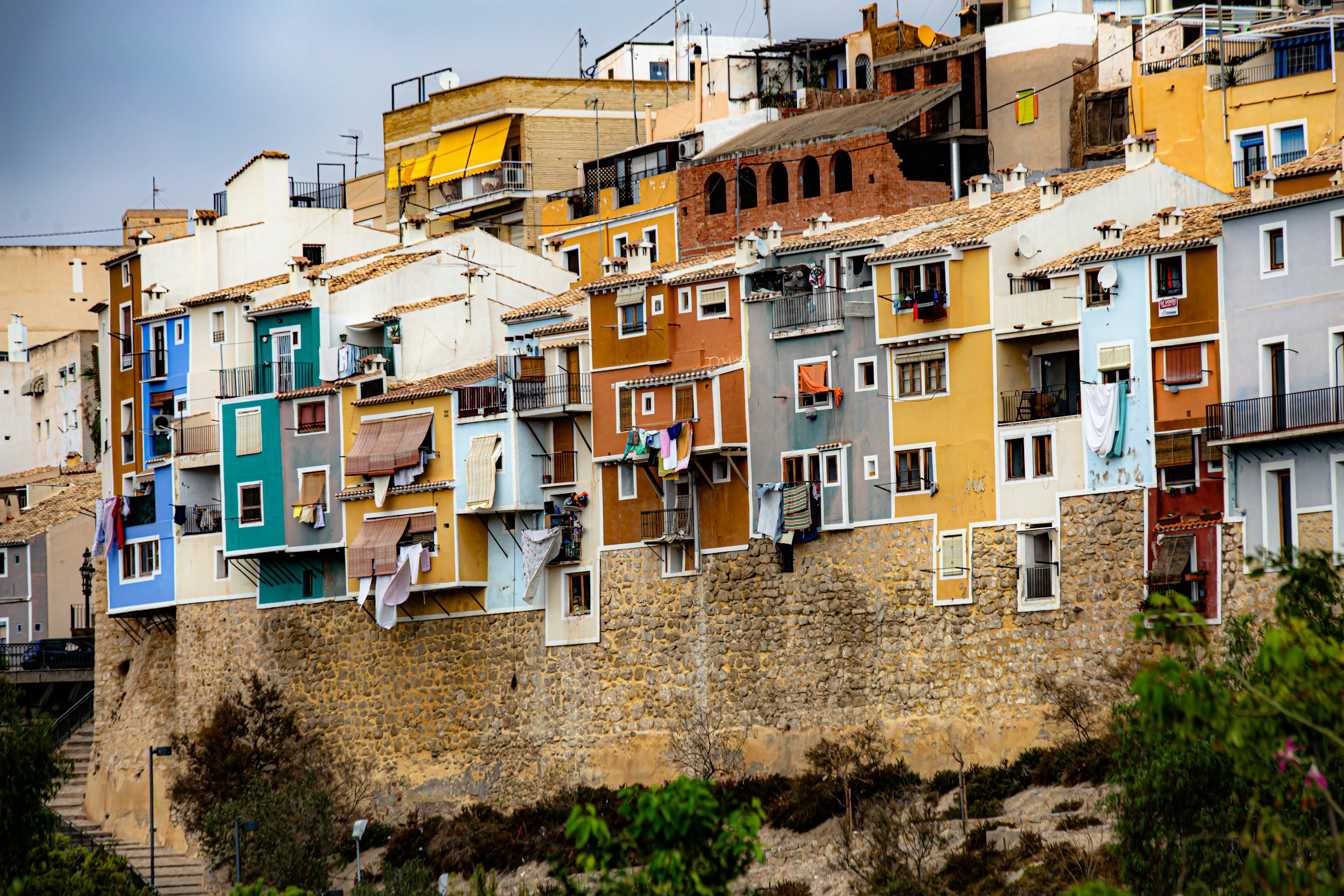 white and brown concrete houses