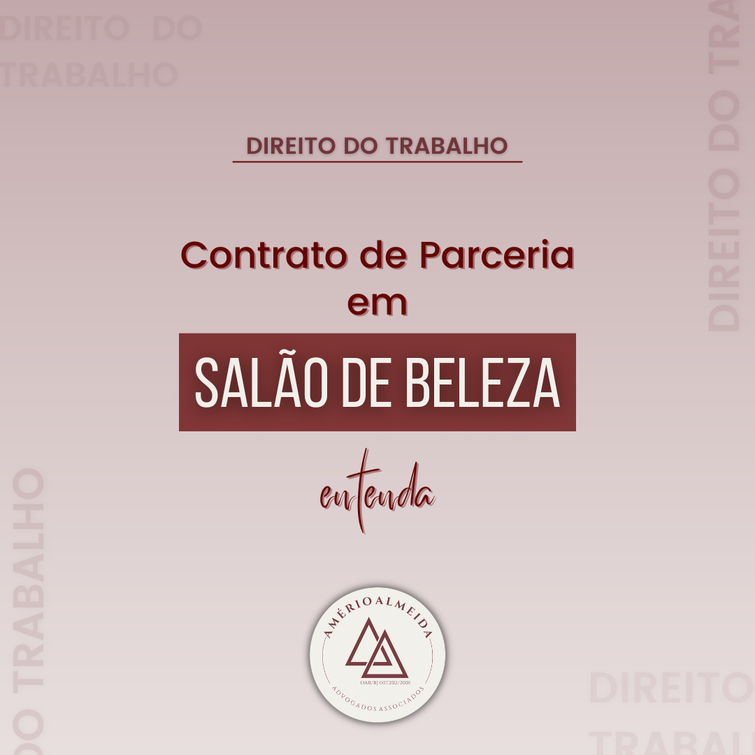 Contrato de parceria em salão de beleza: entenda