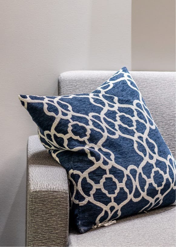 Blue pillow