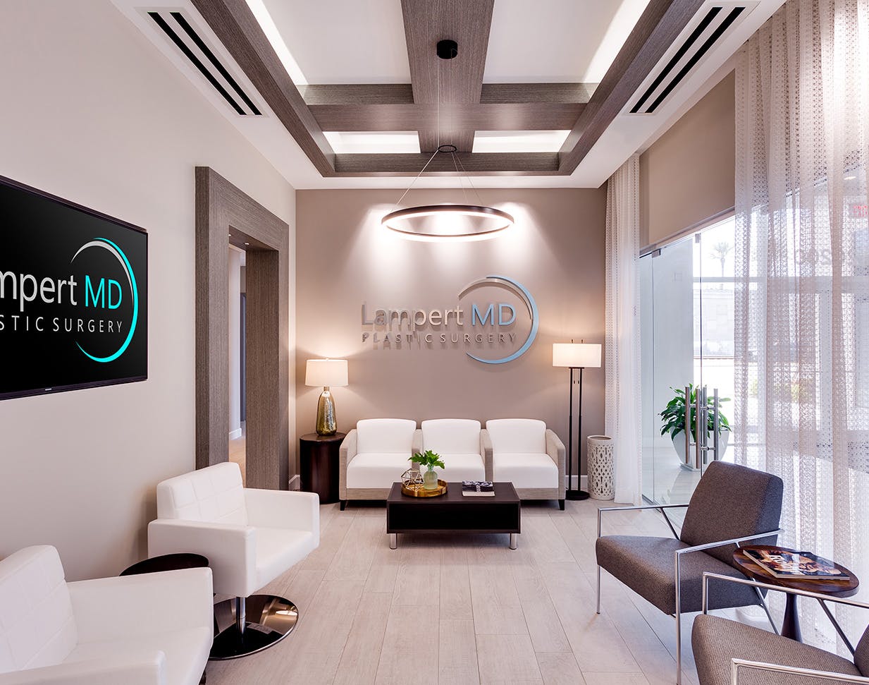Lampert MD Plastic Surgery waiting room
