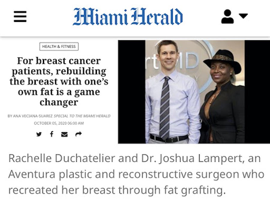 Miami Herald article featuring Dr. Lampert