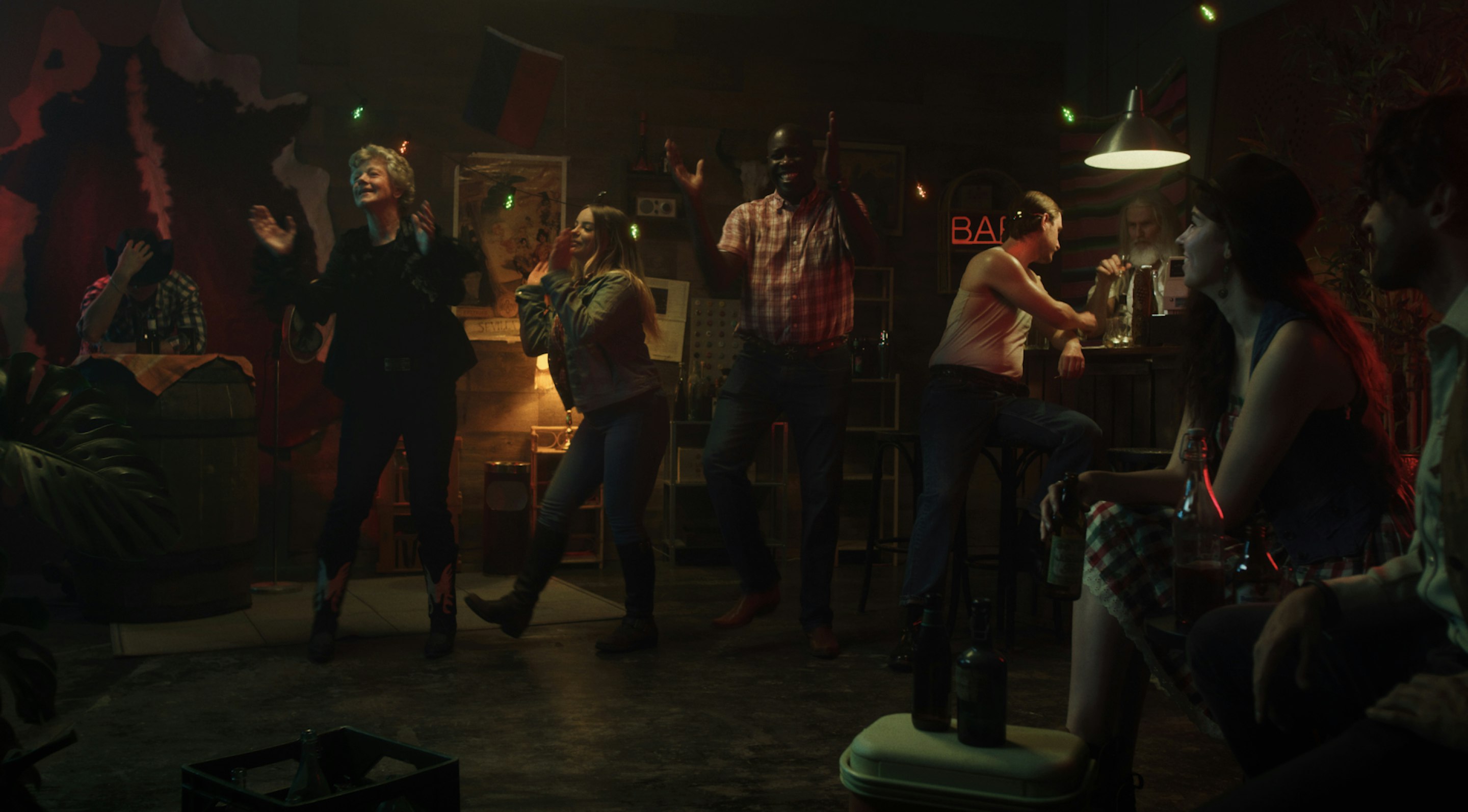 Background music in bar
