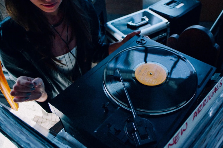 DJ with Turn Table