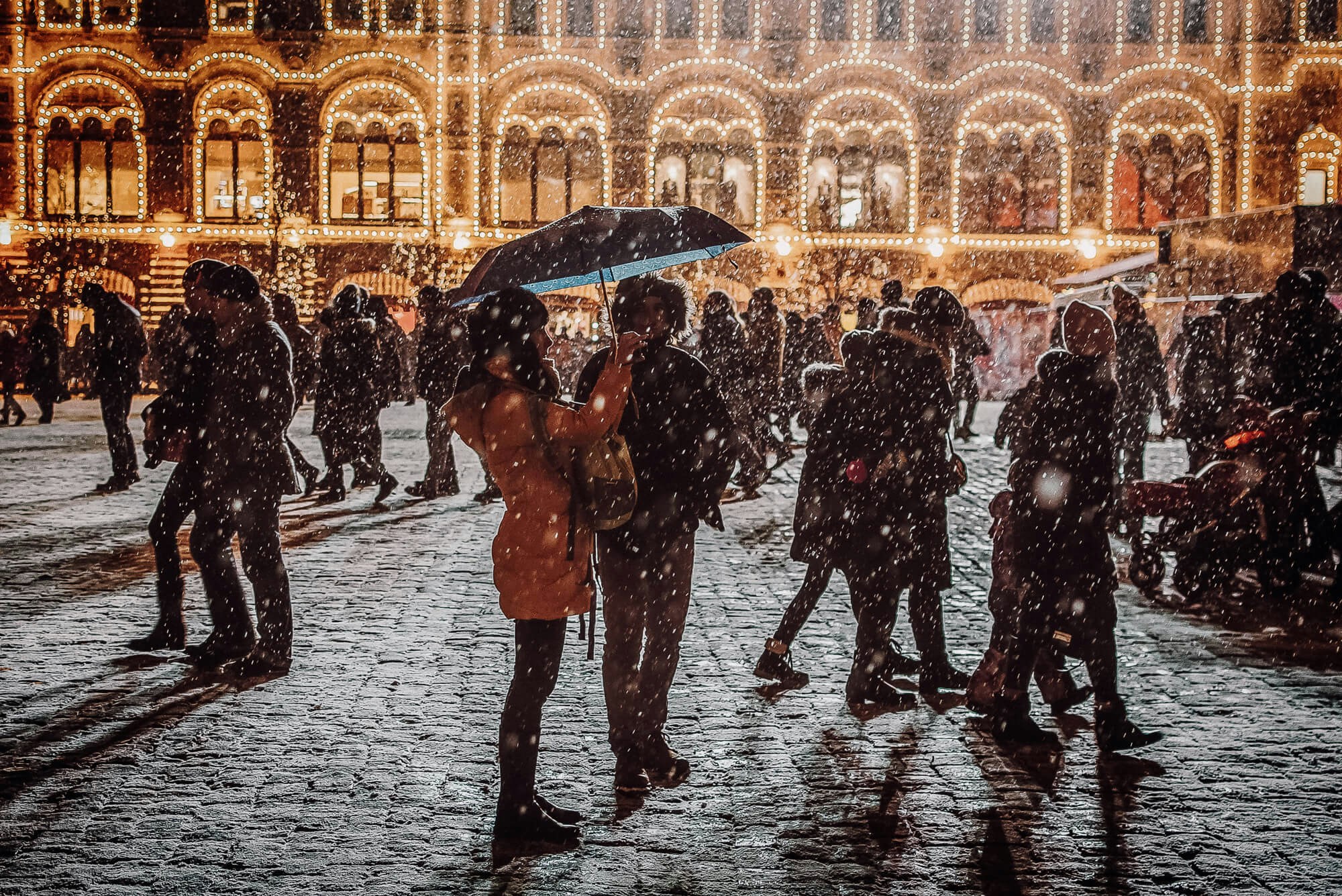 Les clients des fêtes de fin d'année