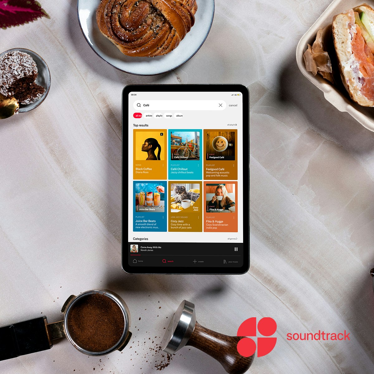 Ipad zeigt Playlists als Top-Ergebnisse