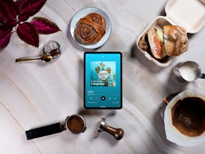 Iphone showing playlist