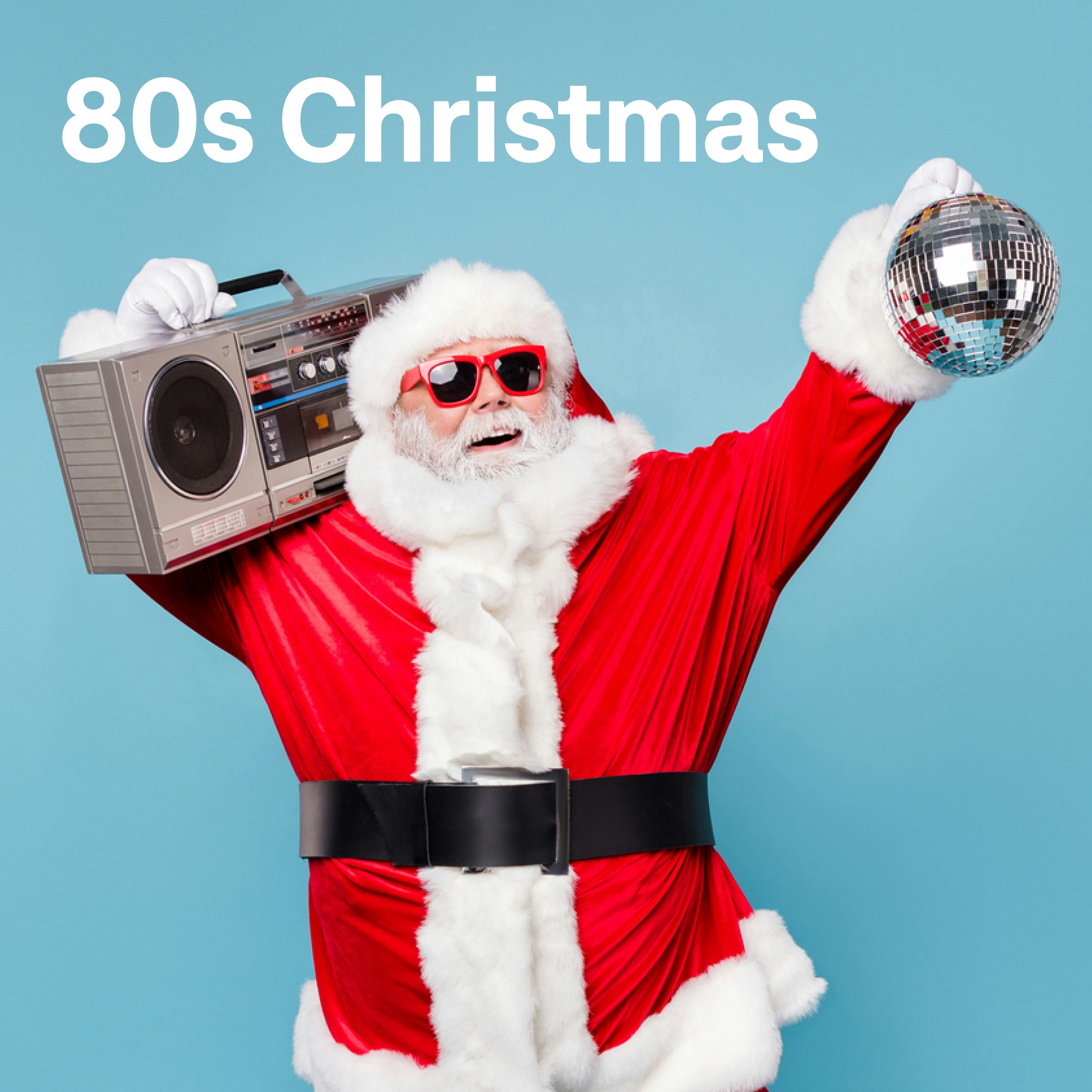 80s Christmas playlist cover