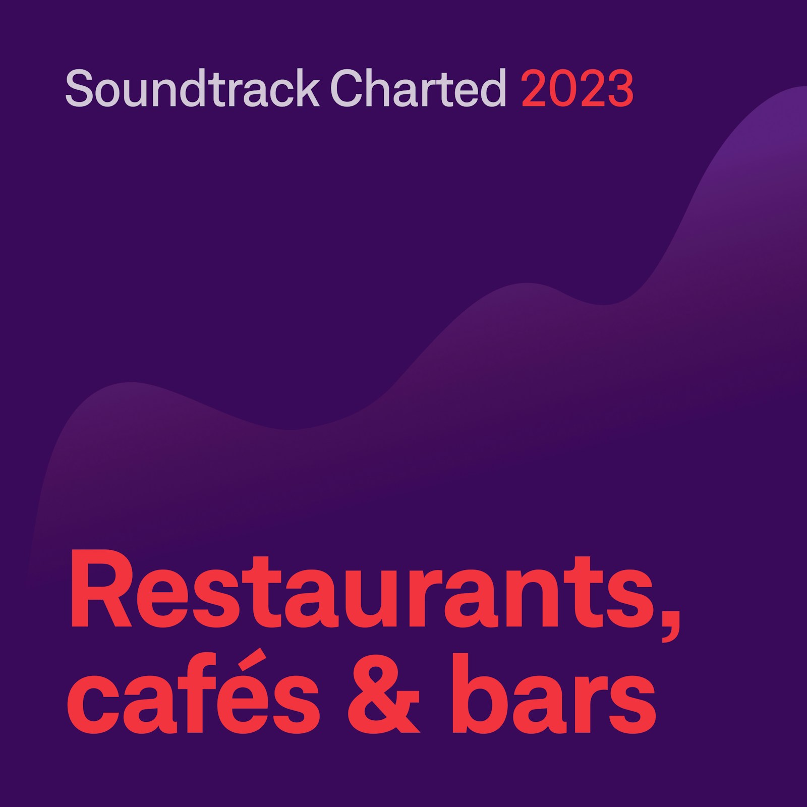 Soundtrack Charted 2023 - restaurants, cafés, bars
