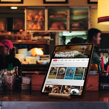 player in restaurant