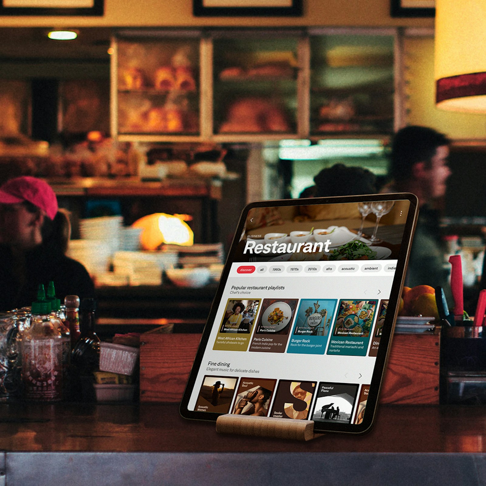 Restaurant player