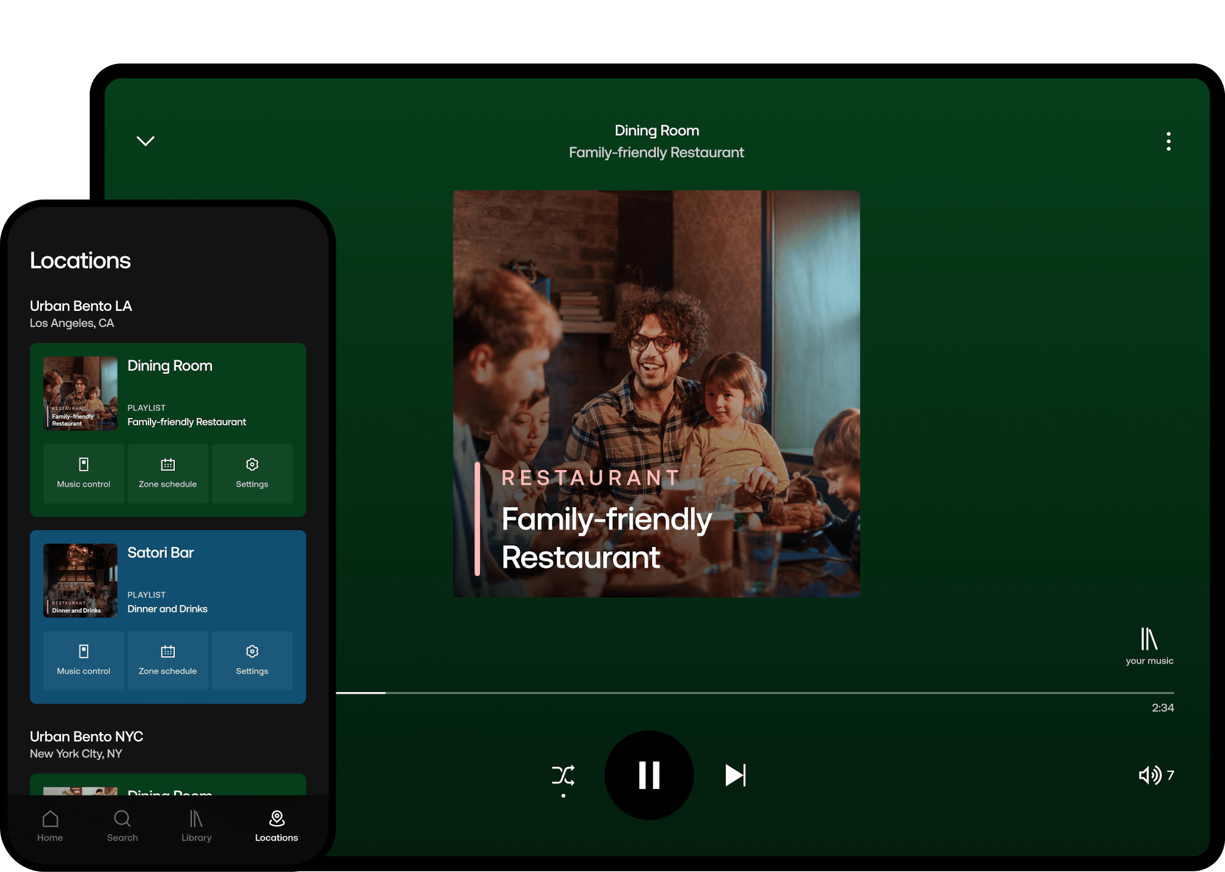 Soundtrack Remoteapp Musique de restaurant | La musique parfaite, par Soundtrack