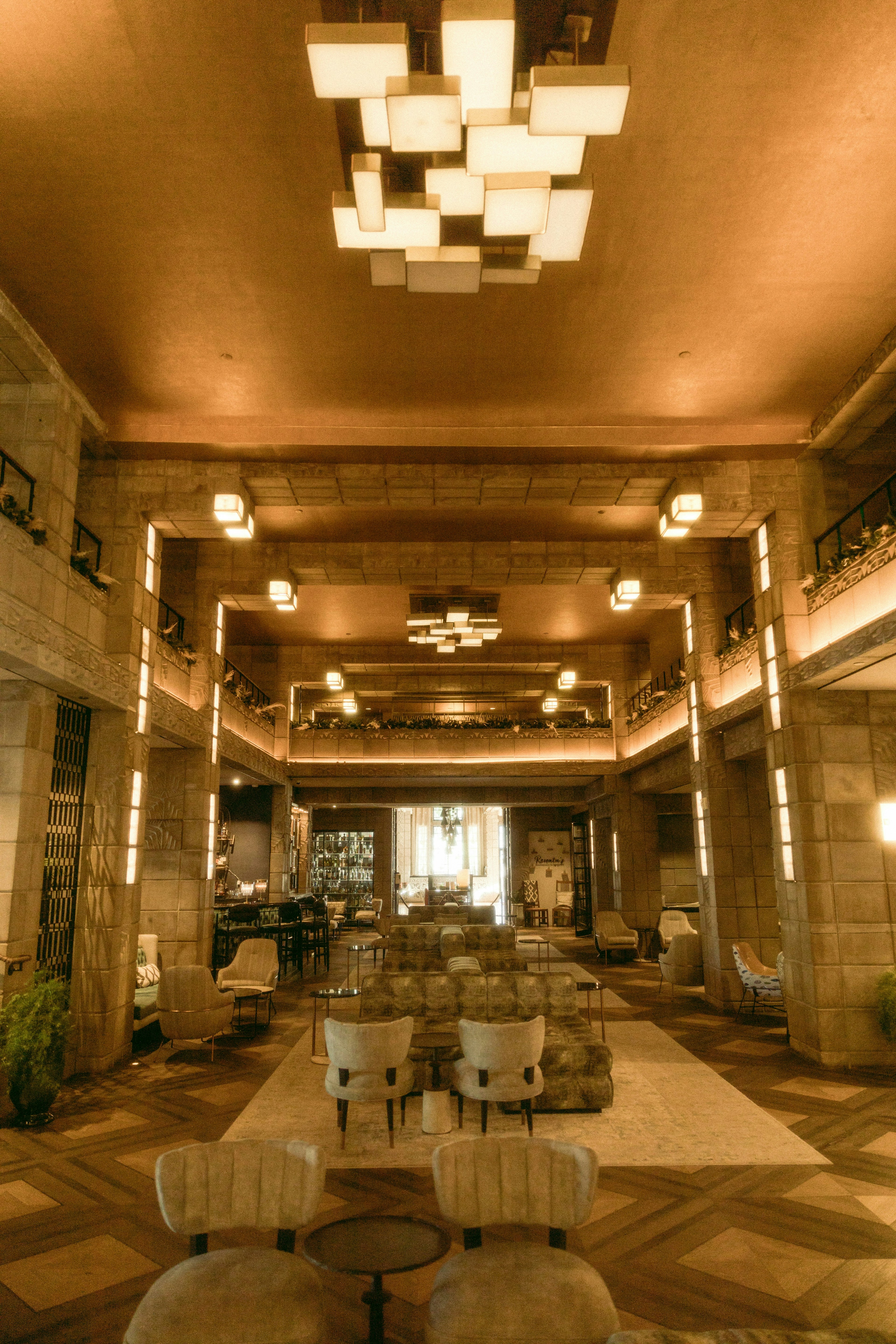 hotel lobby