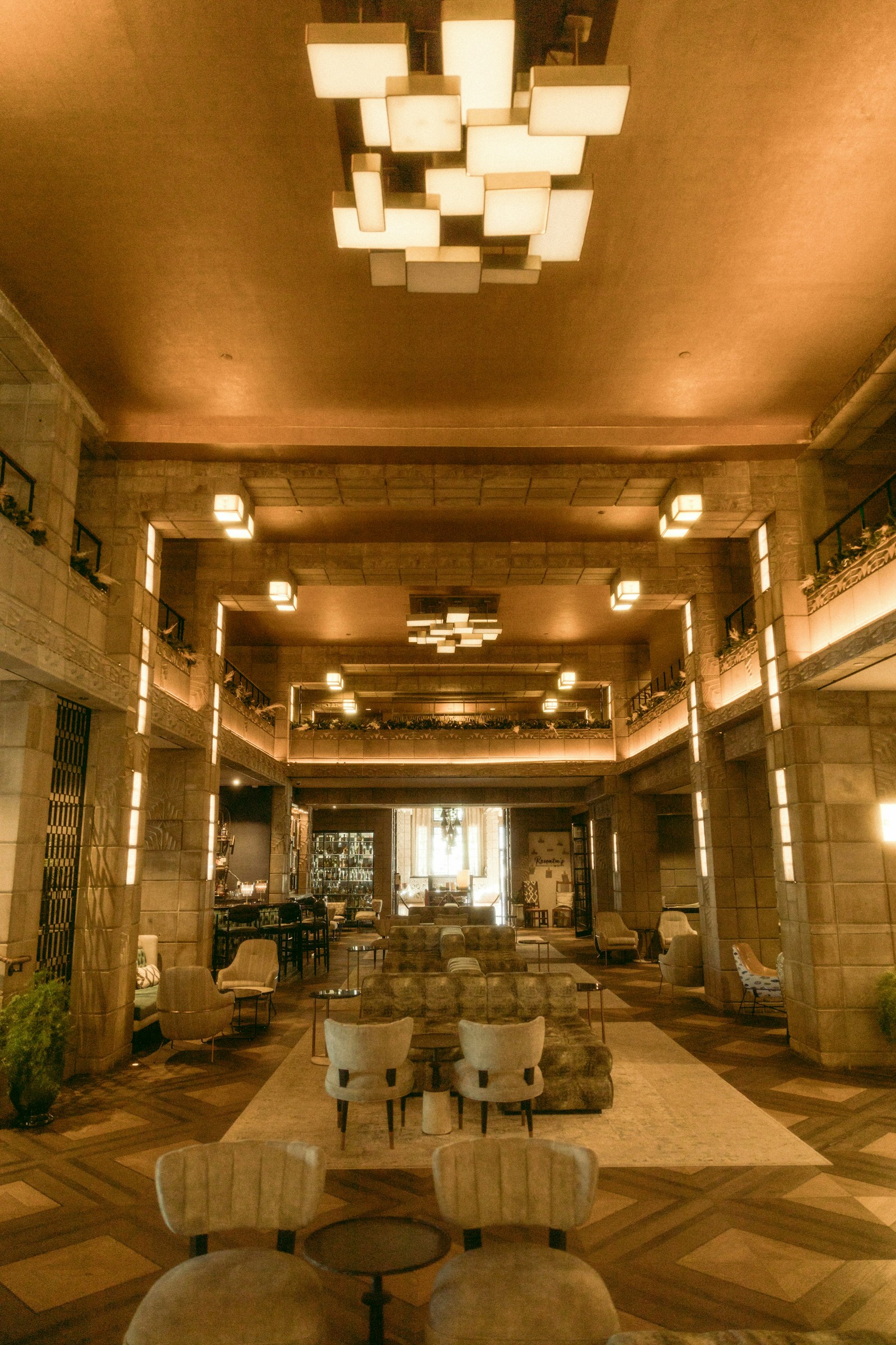 hotel lobby