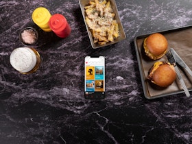 Iphone toont afspeellijst