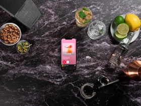 Iphone toont afspeellijst