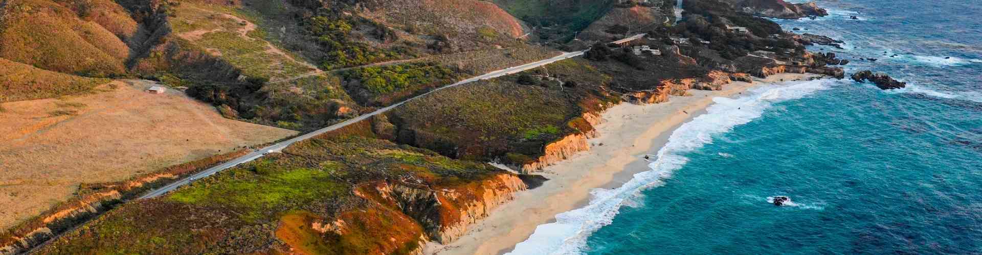 A beach along the West Coast of America