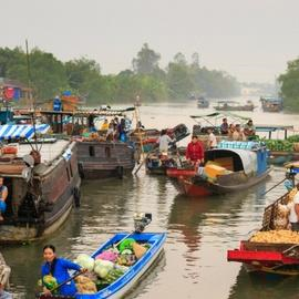 Mekong Delta Floating markets