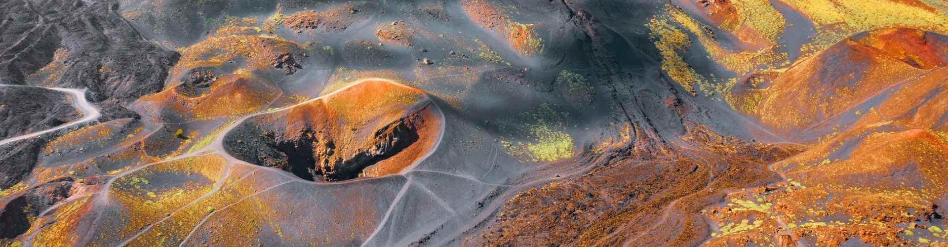 Volcanic ground in Sicily